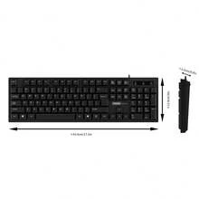 Lenovo 联想 K280 USB 有线键盘 104 键全布局 | 标准办公电脑键盘带数字小键盘 | 即插即用，适用于笔记本电脑和台式机 - 查看 5