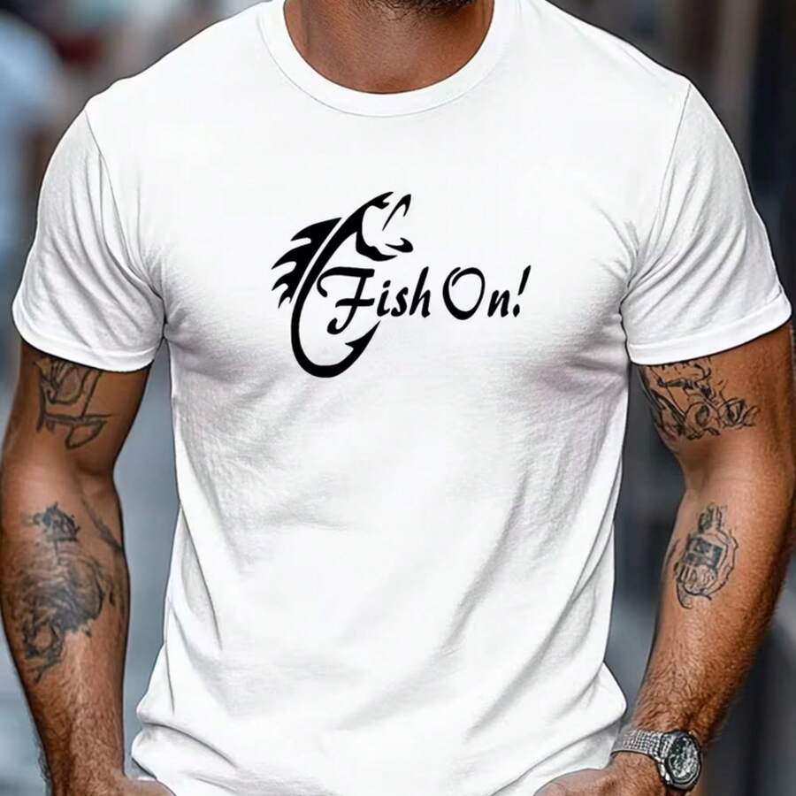 Camiseta impresa, algodón puro, cuello redondo, neutral, camisa de moda creativa, blusa casual de primavera y otoño universal para hombres y mujeres, camiseta suave y cómoda, - Blanco - Ver 1