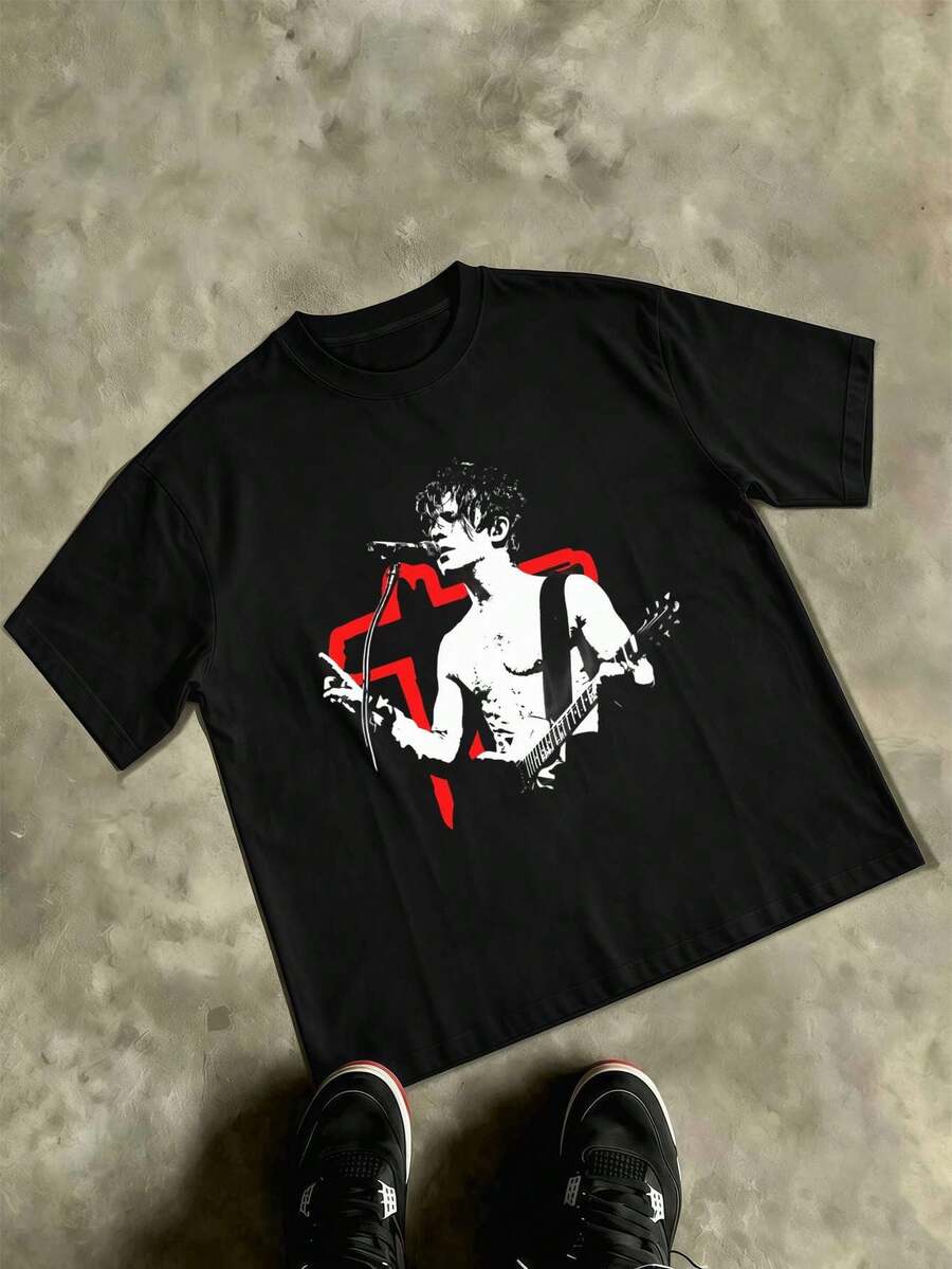 T-shirts för män - Svart - Visa 1