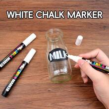 White/Colored Water-Based Dust-Free Liquid Chalk, Suitable For Advertising And Graffiti, Blackboard Chalk Set, 5 Different Tip Sizes, Multiple Uses, Multi-Color System For Different Applications, Suitable For Coffee Shop Writing Decoration, Christmas Glass Graffiti, School Blackboard Teaching - Sets - View 8