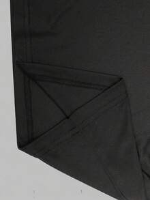 Camiseta de Mujer SimpieAndVersatileDesign - Corte holgado, cuello redondo, suave y transpirable, adecuada para uso casual diario, estilo primavera/verano, versátil para varios looks, lavable a máquina, tallas S-XXXL, camiseta de algodón. - Negro - Ver 5