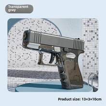 Pistola de agua Manual, pistola de agua de gran capacidad, juguete para playa al aire libre, juguetes de piscina de disparo continuo - Rosa - Ver 5