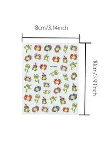 1 miếng dán móng tay hình ếch hoạt hình dễ thương, tự dính, dán một lần, họa tiết 3D nổi, thiết kế vui nhộn, phù hợp sử dụng hàng ngày, họa tiết sống động, dễ dán và bám chắc. - Nhiều màu - Xem 2