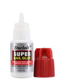 4 Frascos de Cola para Unhas de Qualidade Profissional de Salão, Super Forte e de Secagem Rápida, Requer Cortar as Pontas das Unhas Pela Metade - Transparente - Visão 3