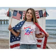 US Independence Day T-Shirt, Fun Patriotic Independence Day Design T-Shirt, Independence Day T-Shirt, American Flag T-Shirt, Summer Vacation Clothing. - 白色 - 查看 3