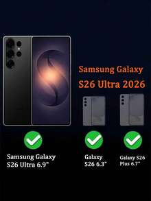 1片高清钢化玻璃摄像头镜头保护膜，兼容三星Galaxy S24 Ultra，3倍抗冲击，易于安装，高清晰度镜头，紧密贴合，防刮擦，也适用于S26 Ultra/S26/S26 Plus、S25 Ultra/S25/S25 Plus、S24/S24 Plus、S23 Ultra/S23/S23 Plus、S22，兼容手机壳和配件，专用手机镜头膜 - 無色 - 查看 4