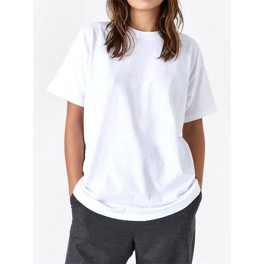 Men's T-Shirt With Hero Print – Exclusive Anime HQ Creative Design, Limited Edition - Blanco, liso, unisex - Ver 1