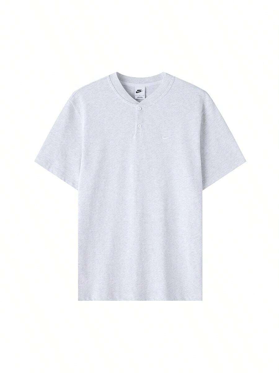 Nike Áo thun nam AS M NK CLUB SS HENLEY, Áo thun tay ngắn thoải mái, nhẹ, phong cách thường ngày, thích hợp cho hoạt động ngoài trời, thể thao HQ5975-051 - HQ5975-051 - Xem 1