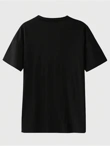 Camiseta de Mujer Estilo Primavera-Verano - Negro - Ver 3