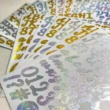 20 Pegatinas De Vinilo Con Letras Y Números - 1 - Ver 9