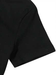 | Exquisite Design | Loose And Comfortable | Easy To Match | Rattle And Pickle Ball Women's Comfortable T-Shirt Set - Black - View 4