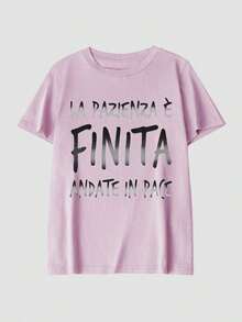 Kvinnor T-shirts - Mörkrosa - Visa 3