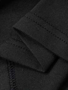 Camiseta sin mangas ajustada con tiras cruzadas huecas, estilo sexy y casual para mujer, Y2K - Negro - Ver 7