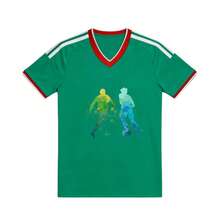 Soccer Jersey. Soccer Players In Motion Art. - 彩色 - 查看 6