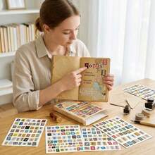 1000+ Letter Stickers, Suitable For Scrapbooking, Planner And DIY Crafts - Retro Lamm Font Letter Papers, Includes Uppercase, Lowercase Letters, Numbers, Symbols, Matte Paper For Collage, Planner, Card Making School Supplies - Multicolor - View 9