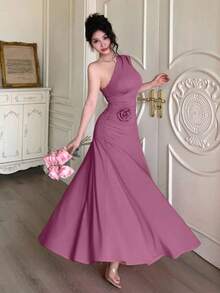 Women Midi Dresses - Bold Plum - View 6