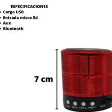 • Portable Wireless Speaker With High Definition Bass - Blue - View 5