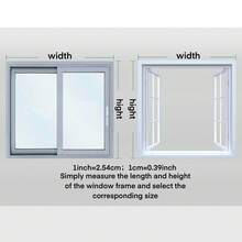 Fine Mesh Window Screen, Anti-Mosquito & Insect Proof, Invisible & Well-Ventilated - White - View 6