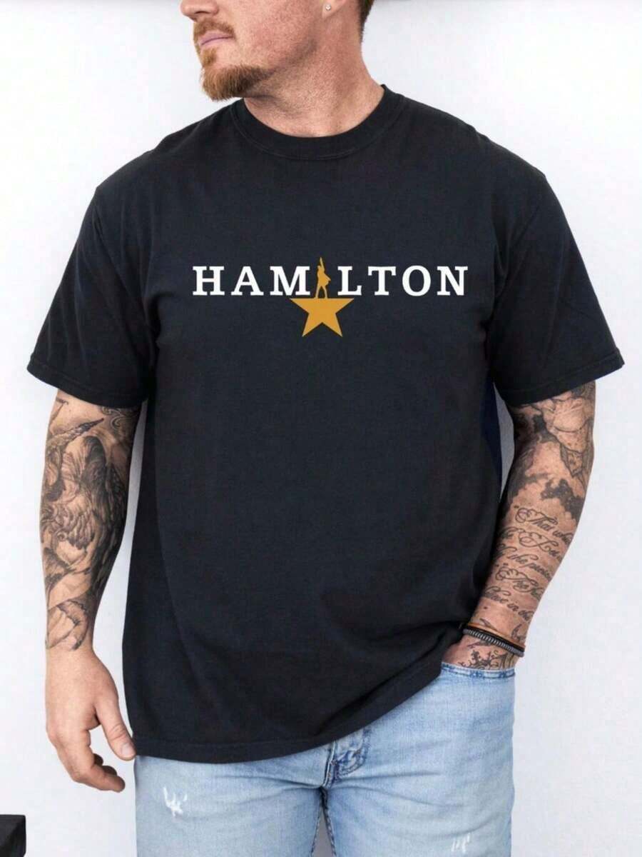 It Could Be Worse, Funny Phrase, Women's Casual Crew Neck Short Sleeve T-Shirt, Humorous Slogan T-Shirt, Loose Fit Summer T-Shirt - 黑色 5 - 查看 1