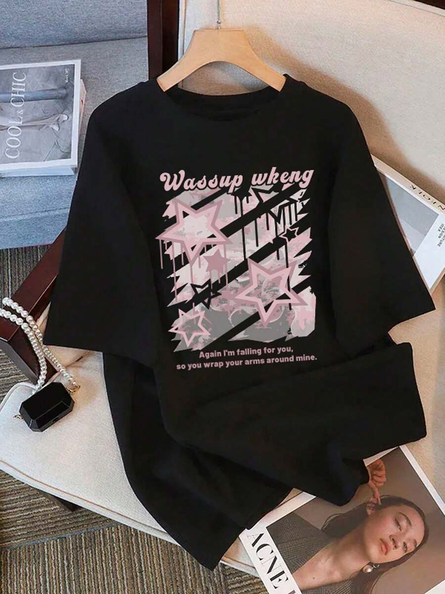 Women T-Shirts - Black - View 1
