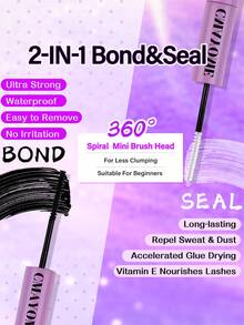 Bộ 640 miếng mi giả cụm DIY độ dài hỗn hợp 10-16mm 10D-100D cong D dày 0.07mm, bộ mi lẻ kèm keo dán, chất niêm phong và nhíp, dễ dùng cho người mới bắt đầu, phong cách tự nhiên kịch tính kiểu mắt mèo Nga, nối mi cosplay dùng tại nhà - Màu tím - Xem 9