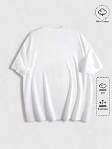 100% Algodón Más tarde Gator Camisa 180 gramos Cocodrilo Divertido Ofensivo Cocodrilo Camisa Suelto Tipo Camisa Para Mujeres, Informal Y Simple Corto Manga Mujeres Tops, Verano Mujeres Para Top-Unisexo Todos los días Camisetas, Algodón Lnisex Camisetas Navidad Conjunto de ropa Mujeres Invierno Ropa Para Mujeres San Valentín Conjuntos de ropa Para Ropa Fresca de Verano para Mujer - Blanco - Ver 2