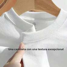 Women's Casual Short Sleeve Camisole - Strawberry Print And Yes Please Design, Round Neck, Relaxed Fit In Light Pink, Soft And Breathable Fabric, Fun Summer Top, Playful Style, No Removable Padding, Graphic Fashion, Comfortable Material, Suitable As A Gift. Women's T-Shirt. Blouses>Elegant. Boho Chic, Soft, Breathable And Comfortable Women's Top, Ideal For Spring, Summer And Autumn, Perfect For Vacations, Travel And Everyday Wear. - 白色的 - 查看 5
