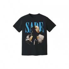 Dickes T-Shirt Diamond Life Sade - Smooth Operator - No Ordinary Love - Love Deluxe - Sweetest Taboo - Adu - Schwarz - Übersicht 1