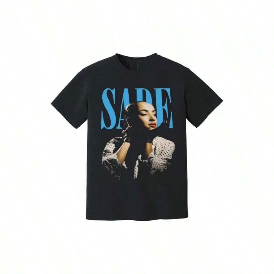 Dickes T-Shirt Diamond Life Sade - Smooth Operator - No Ordinary Love - Love Deluxe - Sweetest Taboo - Adu - Schwarz - Übersicht 1
