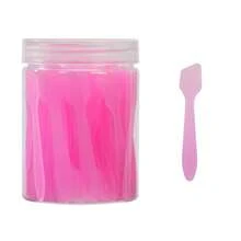 50pcs/100pcs Makeup Spatulas, Multipurpose Mini Scraper For Mixing Creams, Skincare Products Or Gua Sha Tools - Pink - View 4
