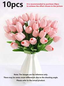 Hoa Tulip sống động như thật - Có nhiều màu sắc, thích hợp trang trí phòng khách và bàn ăn. Chống tia UV, phong cách trang trí Bắc Âu, hoàn hảo cho lễ kỷ niệm, trang trí tiệc. Hoa nhân tạo sống động như thật, thích hợp làm quà tặng Ngày của Mẹ, Ngày Valentine, quà tặng nhỏ, trang trí bàn làm việc, đám cưới, tiệc tùng, bó hoa tự làm, trang trí nhà cửa, hoa nhựa, đồ trang trí, Lễ Phục Sinh, vòng hoa Ngày Valentine, bó hoa cưới, trang trí phòng học, đồ dùng học tập - Nhiều màu - Xem 20