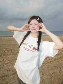 Women T-Shirts - White - View 2