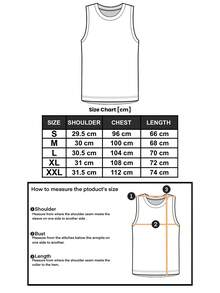 Camiseta sin mangas transpirable para hombre - Camiseta sin mangas cómoda y fresca con gráfico de monstruo, adecuada para fitness, uso casual, playa, regalo del Día del Padre - Negro - Ver 7