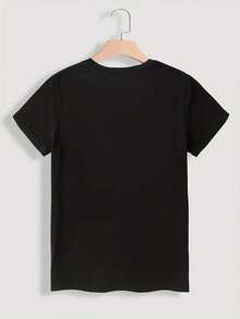 My Favorite Person Calls Me Grami. Plus Size Women's T-Shirt, Printed T-Shirt, Loose Printed T-Shirt, Blouses For Women. - 黑色 - 查看 3