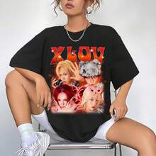 Women T-Shirts - Black - View 1