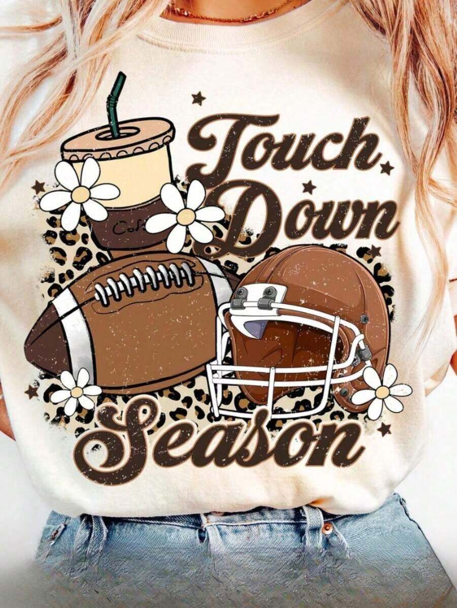 Texas A&M Aggies, Gig Em Football Jersey, TAMU, Aggies Design, 220g White Cotton Short Sleeve T-Shirt. It's The Best Gift For Best Friends And Family, Letting Them Feel Cool And Comfortable In Summer. - 白色 3 - 查看 1