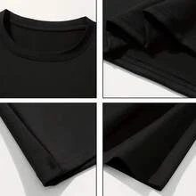 Camiseta de mamá de doble cara ‍ ‍   – Camiseta de viaje de algodón suave, con estampado de "Cool Mom Club", cómoda camiseta de manga corta, regalo perfecto para el Día de la Madre, ideal para viajes por carretera, camiseta casual para el día a día de mamá. - Negro - Ver 3