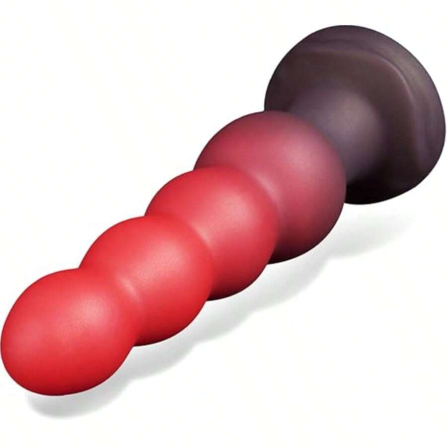 7.5" Large Silicone Anal Beads Plug Soft Big Buttplug Anal Dildo With Suction Cup, Smooth Dildo Anal Trainer Dilator Big Butt Plug Anal Sex Toys For Women Men Couples - one-size - View 1