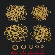 100-200个不锈钢开口连接环，直径3-10毫米，金色，适用于珠宝制作、连接器、DIY配件 - 不銹鋼跳環 - 查看 3