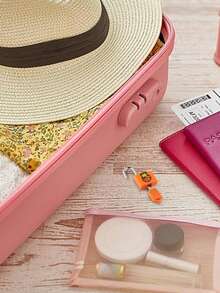 Basketball Pattern Luggage Lock, Small Suitcase Padlock With Key, Strong Copper Lock Core With Plastic Shell (Easy Lock Matching), Compact And Durable, Luggage Lock, Suitcase Mini Padlock, Travel Bag Metal Key Lock - Multicolor - View 10