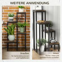 Supporto per piante a 4 livelli, 40 cm x 40 cm x 81 cm - A - Visualizzare 6