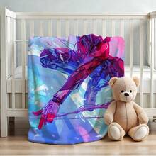 1pc S-Pider-Man Print Blanket,Retro Cartoon Style Throw Blanket,Cartoon Character Printed Blanket,All-Season Universal Nap Blanket,Character Home Decor Blanket,Modern Fashion Gift Suitable For Home Bedroom Bed Sofa Office Lunch Break Cover Picnic Blanket - Nhiều màu - Xem 4