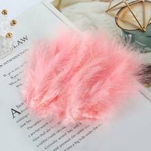 10-15cm Fluffy Marabou Turkey Feather Decor Craft Feathers DIY Handmade Dreamcatcher Wedding Party Decoration 50pcs/Pack - JWR - View 30