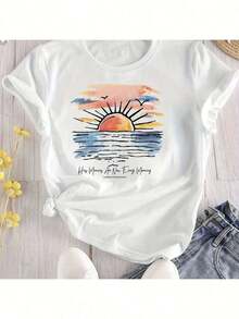 Funny 100% Cotton 40th Birthday T-Shirt - "Hello Forty" Graphic Tee With Black Heart - Lightweight Non-See-Through Fabric - Women's Nameplate - Casual Summer Party Outfit - Funny 40th Birthday Gift For Women - Machine Washable - 白色 - 查看 7