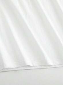 Camiseta de algodón blanco suave de 180 g para mujer con un adorable estampado de un perro sentado - Atuendo perfecto para conciertos para mujeres. - Blanco - Ver 3