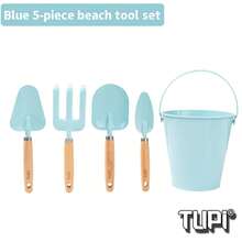 5Pcs Gardening Tool Set, Metal Shovel, Rake & Bucket For Planting And Outdoor Use - 5 Items - View 10