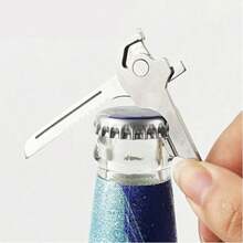 Multi-Function Locking Pliers With Knife & Serrated Blade – Built-In Can Opener & Bottle Opener, Heavy-Duty Grip Tool - A - View 6