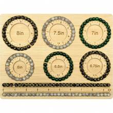 Bead Boards For Jewelry Making, Bamboo Beading Board For Jewelry Bracelet Making, Bracelet Bead Board, Bracelet Bead Board For Bracelet, Jewelry Making Supplies,Bracelet 6"To 8" - Vòng tay-M - Xem 2
