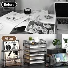 File Trays - 6-level Black - View 7