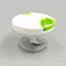 Mini Manual Food Processor, Garlic Cutter With String, Meat Grinder, Onion And Vegetable Cutter, Garlic Crusher, Portable Kitchen Tools - Green609 - View 5